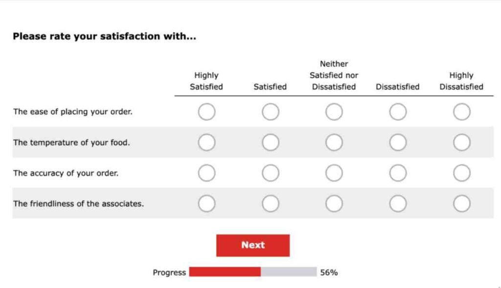Steak ‘n Shake Feedback Survey