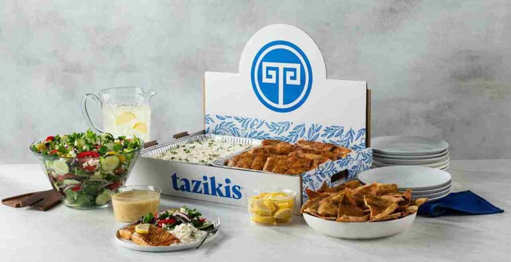 Taziki's menu