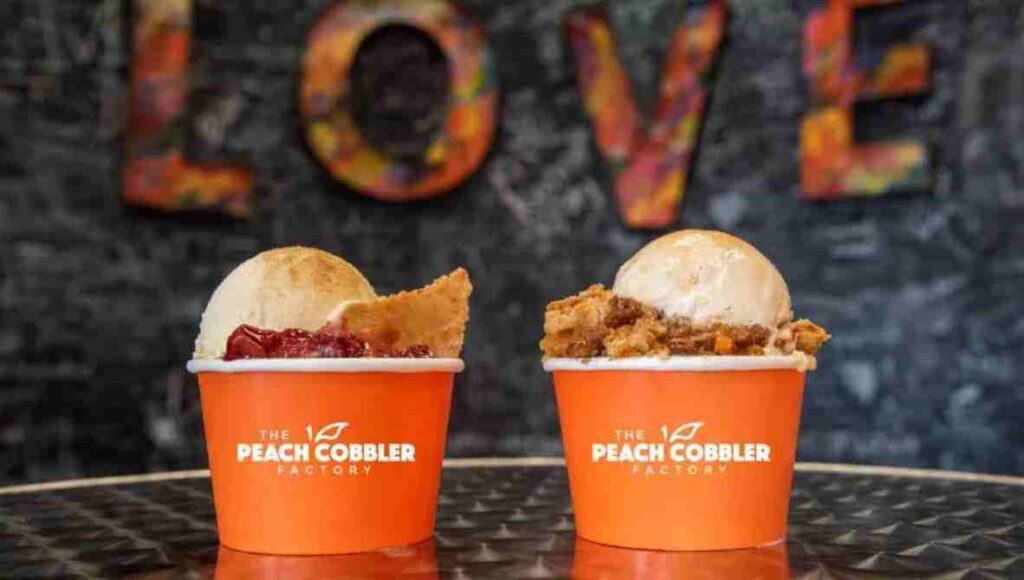 Peach Cobbler Factory menu