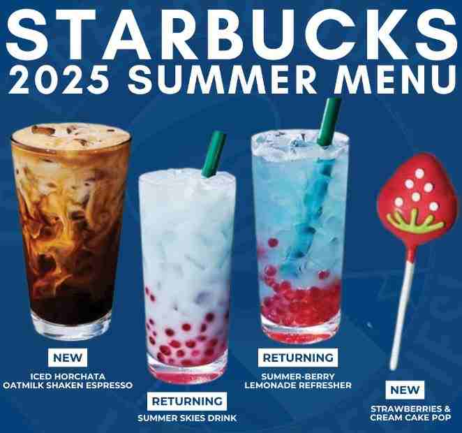 Starbucks Summer Menu