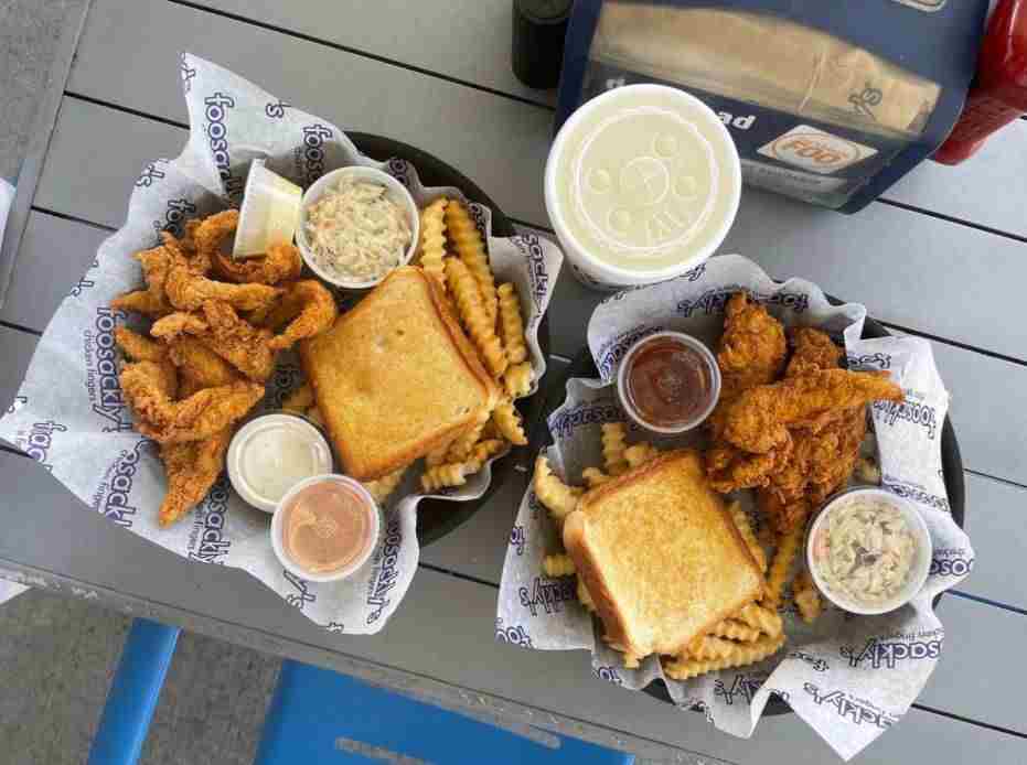 Foosackly's menu