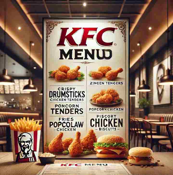 KFC Menu UK