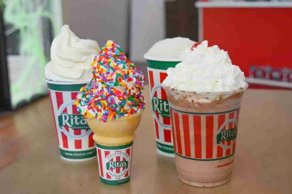 Rita’s Italian Ice Menu