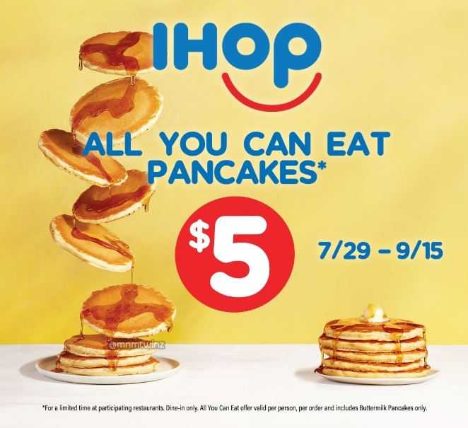 ihop all-you can-eat pancakes