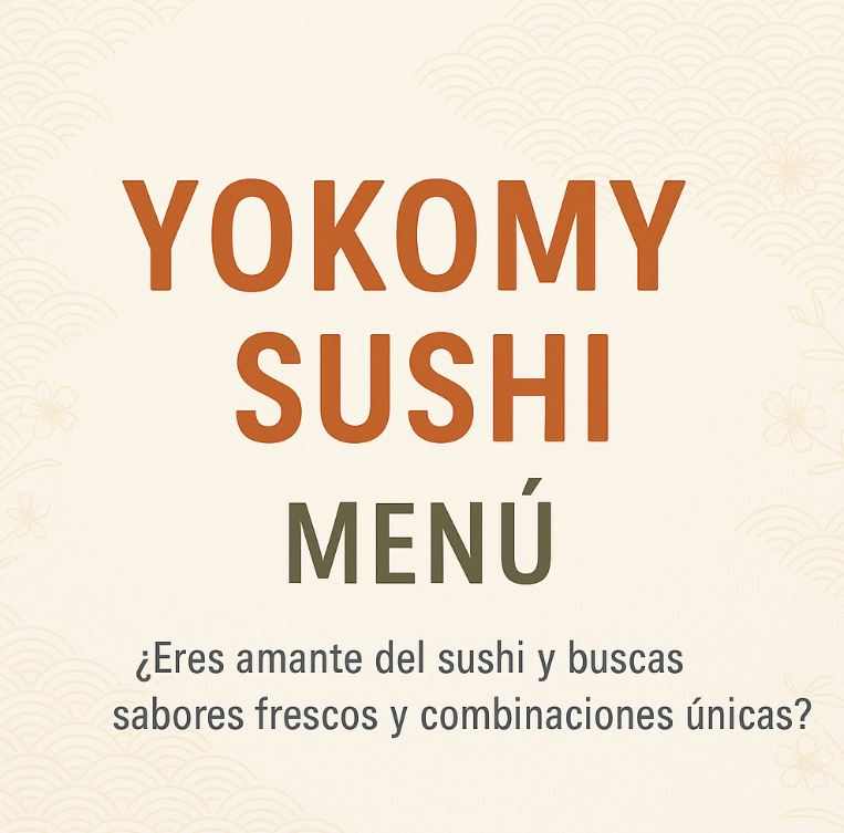Yokomy Sushi Menu